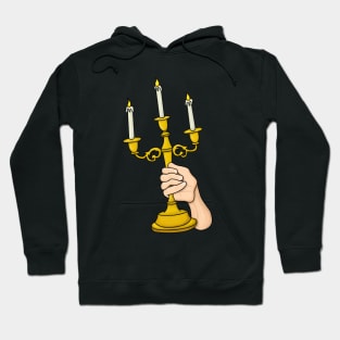 Hand and Candlelabra Hoodie